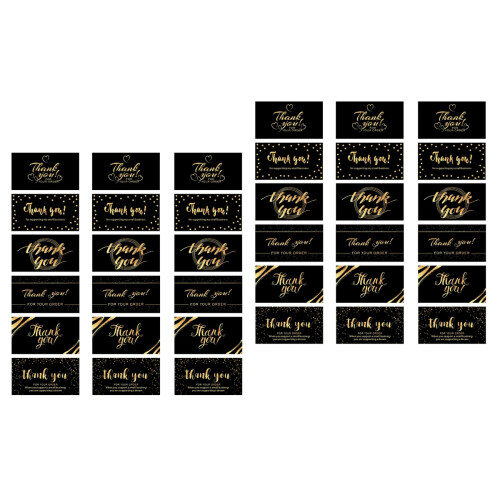 72Pcs High-Class Black Festival Blessing for Notes 1