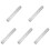 5Pcs Durable Silver Metal Craft Punch Oval Leatherworking Tool 4
