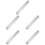 5Pcs Durable Silver Metal Craft Punch Oval Leatherworking Tool 8