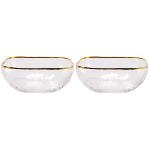 2Stk Salatschüssel Elegant Schale Bunt Für 1