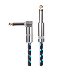 5St Flexibele Gitaar Audio Kabel 6.35mm Voor Elektrische Bas Assorti