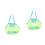 2Pcs Light Green Beach Bag Kids Toy Storage Multi-Function Mesh Pouch 4