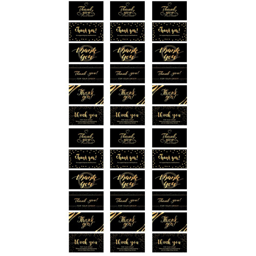 72Pcs High-Class Black Festival Blessing for Notes 2