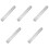 5Pcs Durable Silver Metal Craft Punch Oval Leatherworking Tool 5