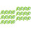 24Rouleaux Bandage Auto-Adhésif Élastique Vert Pour Usage 4
