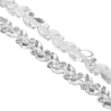 3St Rhinestone Chain Trim Voor DIY Kleding Decoratie En Handwerk