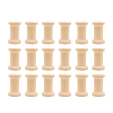 60St Beige Naaispoelen Van Hout, Onbewerkt En Veelzijdig