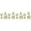 4Sets Groene Interactieve Mini Plastic Speelgoed 6