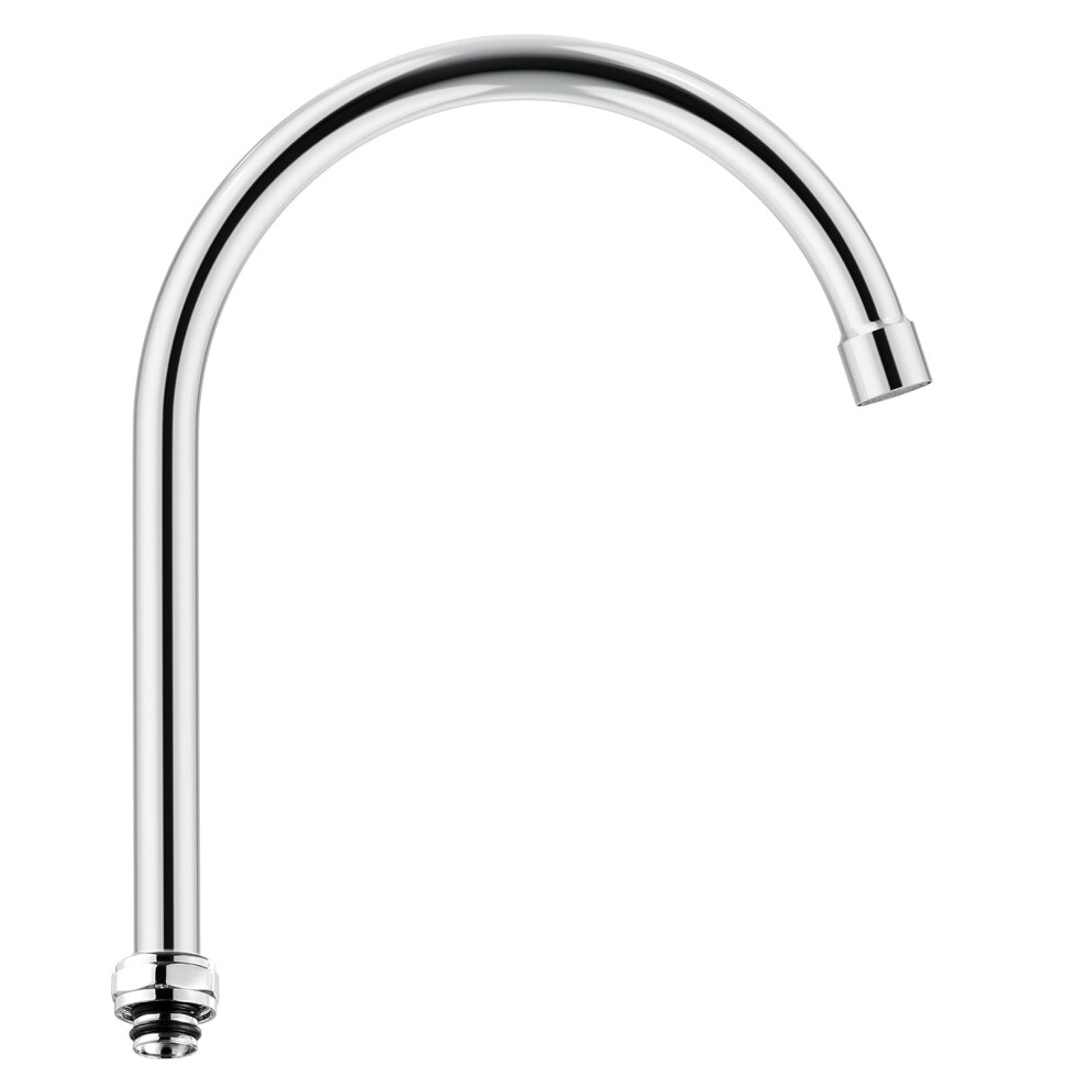 Commercial Kitchen Faucet Spout Replacement 8 Inch Gooseneck Chrome M25x1.25mm 360 Swivel 9113335591325