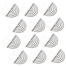 50pcs Hair Extension Heat Shield Pads with Scale, Reusable Scalp Protector for Salon and Home Use