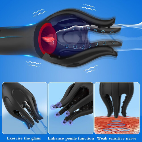Erectile Dysfunction Therapy Device with Waterproof USB Charging and Durable Male Performance Trainer 1