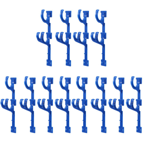 12Pcs Outdoor Blue Poolside Hanger Plastic Rods for Tool Storage 1
