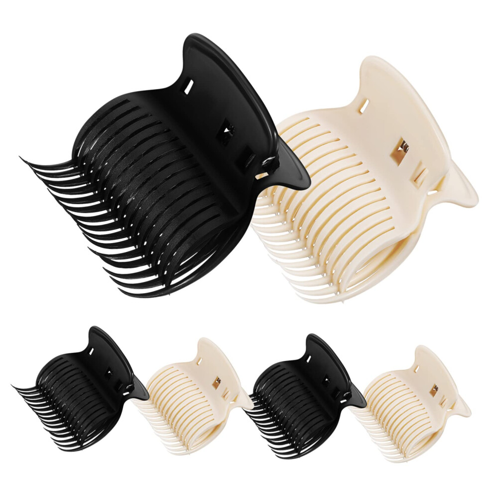 12 Pcs Hot Roller Clips Hair Curler Claw Clips for Women Crease Firm Hold Salon Styling Set