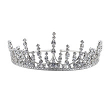 14K Gold Moissanite Bridal Crown Tiara with Radiant Sparkle for Weddings and Vow Renewals