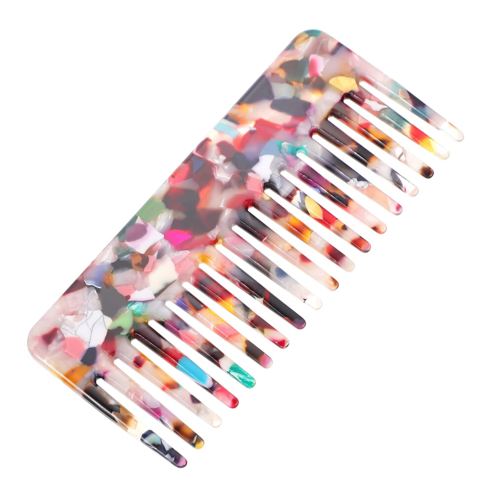 Unisex Wide Tooth Detangling Hair Comb Anti Static Acetate Comb For Wet And Dry Hair Styling Women Men