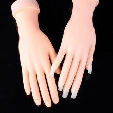 Practice Nail Hand with Realistic Proportions for Nail Art Training and Reusable Manicure Model