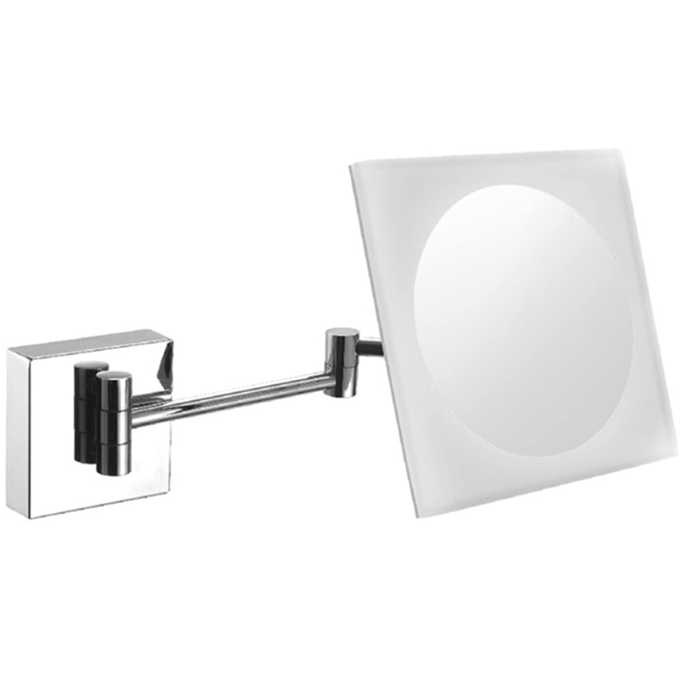 Makeup Mirror with Lights 3X Magnification Wall Mounted LED Vanity 360 Swivel Chrome Touch Control