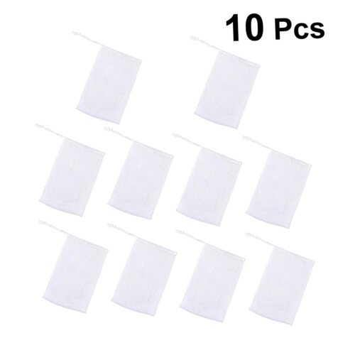 10pcs Soap Foaming Net Bubble Maker Mesh for Shower Deep Cleansing Foam Durable Wall Hanging 1