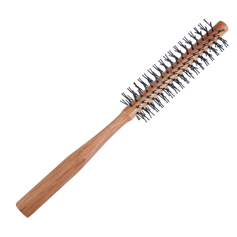 Unisex Wooden Hair Comb With Antipull Smooth Teeth, Ergonomic Grip For Curly Hair And Salon Styling