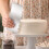 Stainless Steel Cake Scraper 8.7 Inch Double Sided Pattern Icing Smoother Cake Decorating Comb 5