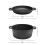 Living And Home 2-in-1 5L Cast Iron Dutch Oven with Reversible Lid 7