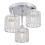 Living And Home 3-Light Crystal Ceiling Light 3