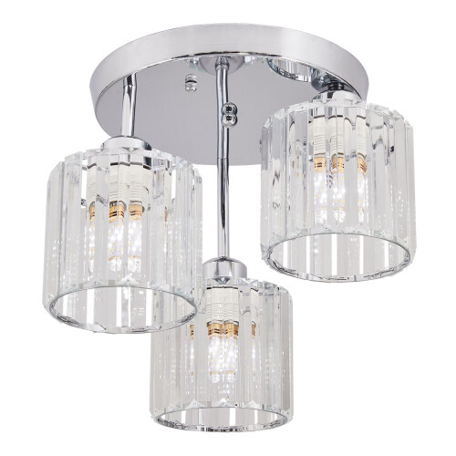 Living And Home 3-Light Crystal Ceiling Light 2