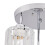 Living And Home 3-Light Crystal Ceiling Light 4
