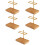5Pcs Bamboo Coffee Filter Rack Large Capacity Stand for Household 7