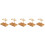 5Pcs Bamboo Coffee Filter Rack Large Capacity Stand for Household 9