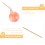 Roze Chinese Haar Chopsticks Acryl Legering Haaraccessoire 8