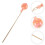 Roze Chinese Haar Chopsticks Acryl Legering Haaraccessoire 6