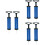 6Pièces Gonflage Design Compact 6