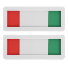 4Pièces Signes Slider Porte Privée Bureau Durable Couleurs Vives