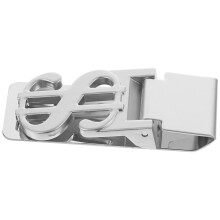 3Pièces -Argent Acier Inoxydable Design Slim Argenté