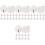 48Pièces Commandes Volume Guitare Plastique Blancs Usage Professionnel 3