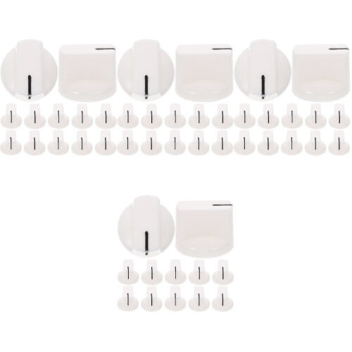 48Pièces Commandes Volume Guitare Plastique Blancs Usage Professionnel 2