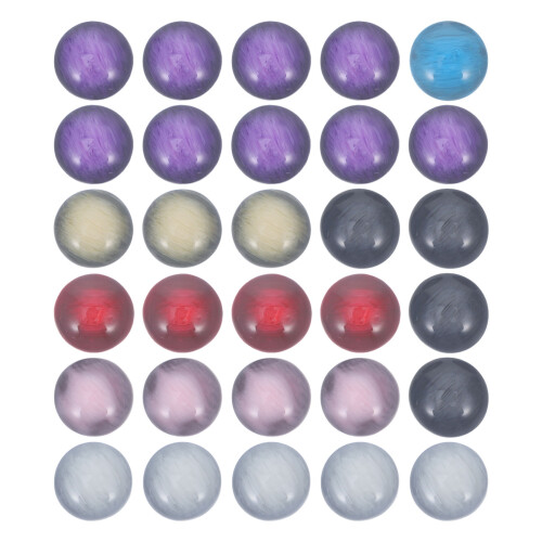 2Pièces Résine Colorée Demi-Cercle Pour Décor