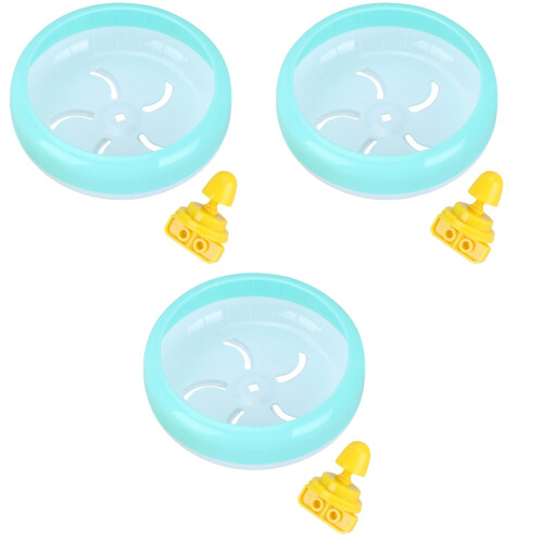 3Pièces Roue D'exercice Antidérapante Pour Rats Hamsters 2