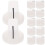 48Pièces Commandes Volume Guitare Plastique Blancs Usage Professionnel 1