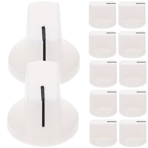 48Pièces Commandes Volume Guitare Plastique Blancs Usage Professionnel