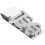 3Pièces -Argent Acier Inoxydable Design Slim Argenté 8