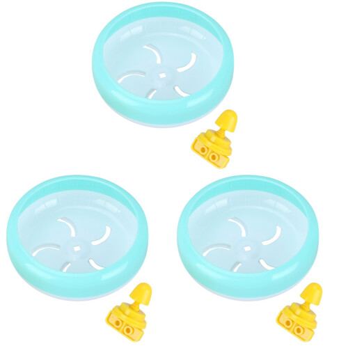3Pièces Roue D'exercice Antidérapante Pour Rats Hamsters 1