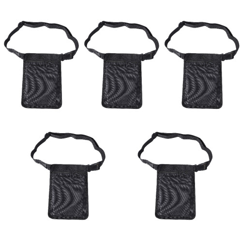 5Pièces Pochette Infirmière Ceinture Noire Ajustable Étanche 1
