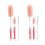 2Ensembles Brosse Silicone Rose Pour Tétine Multi-Usage 2