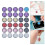 2Pièces Résine Colorée Demi-Cercle Pour Décor 10
