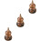 3Pièces Sachets Bois Sculpés Gourd Diffuseurs Perles Aromatiques 3