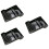 3Pièces Coffret Noir Outils Rangement Ciseaux Pour Salon 5