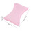 2Pièces Coussin De Bain Rose À Ventouses Support Ergonomique Nuque 3
