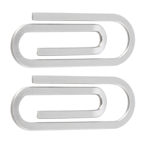 10Pièces Clips Paper Clip Petits Argentés Fixateurs De Factures